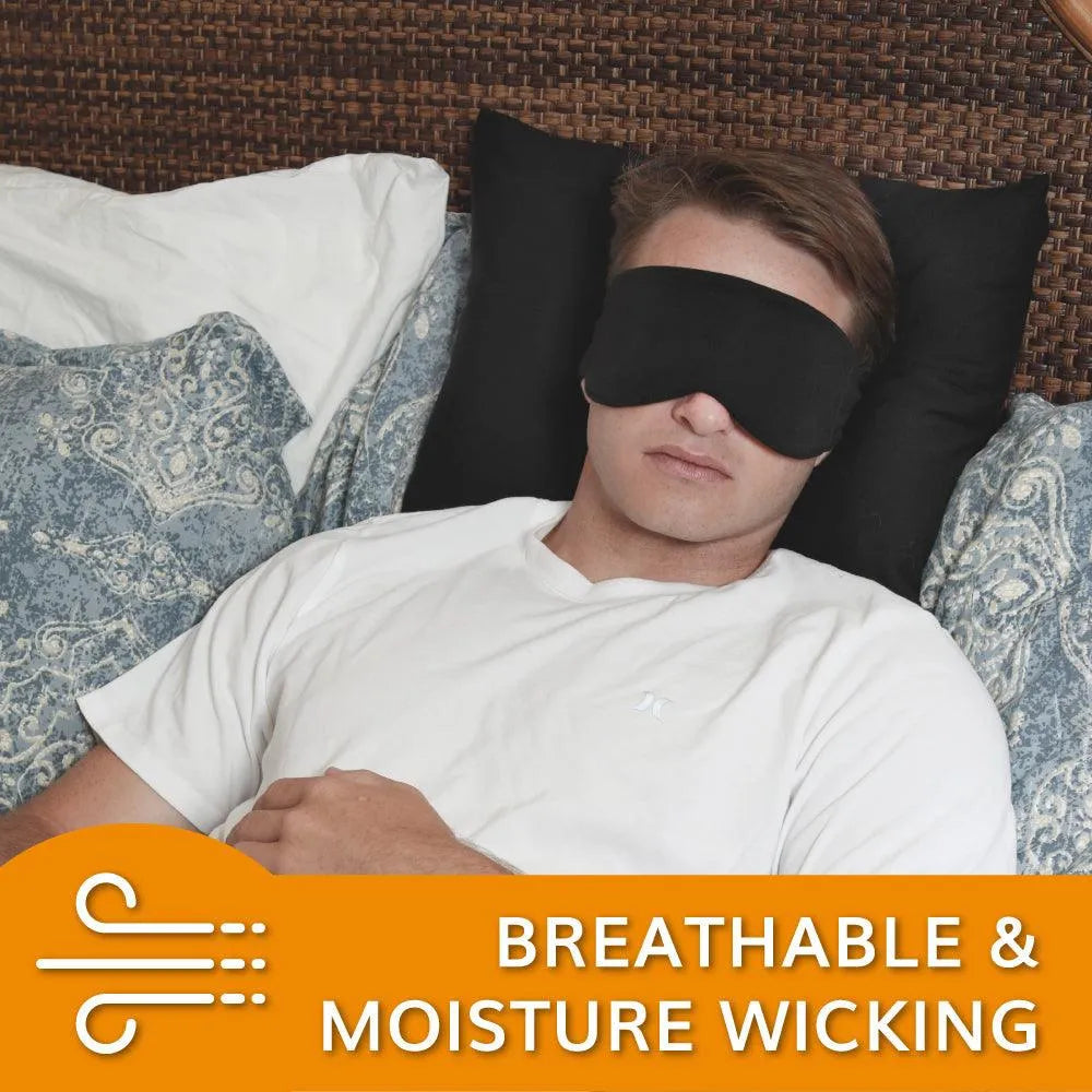 Escape Sleep Mask in Jet Black - HappyLuxe