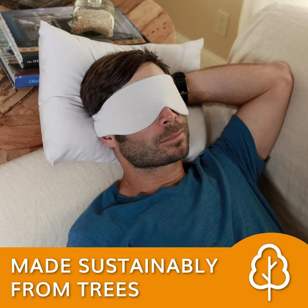 Escape Sleep Mask in Silver Gray - HappyLuxe