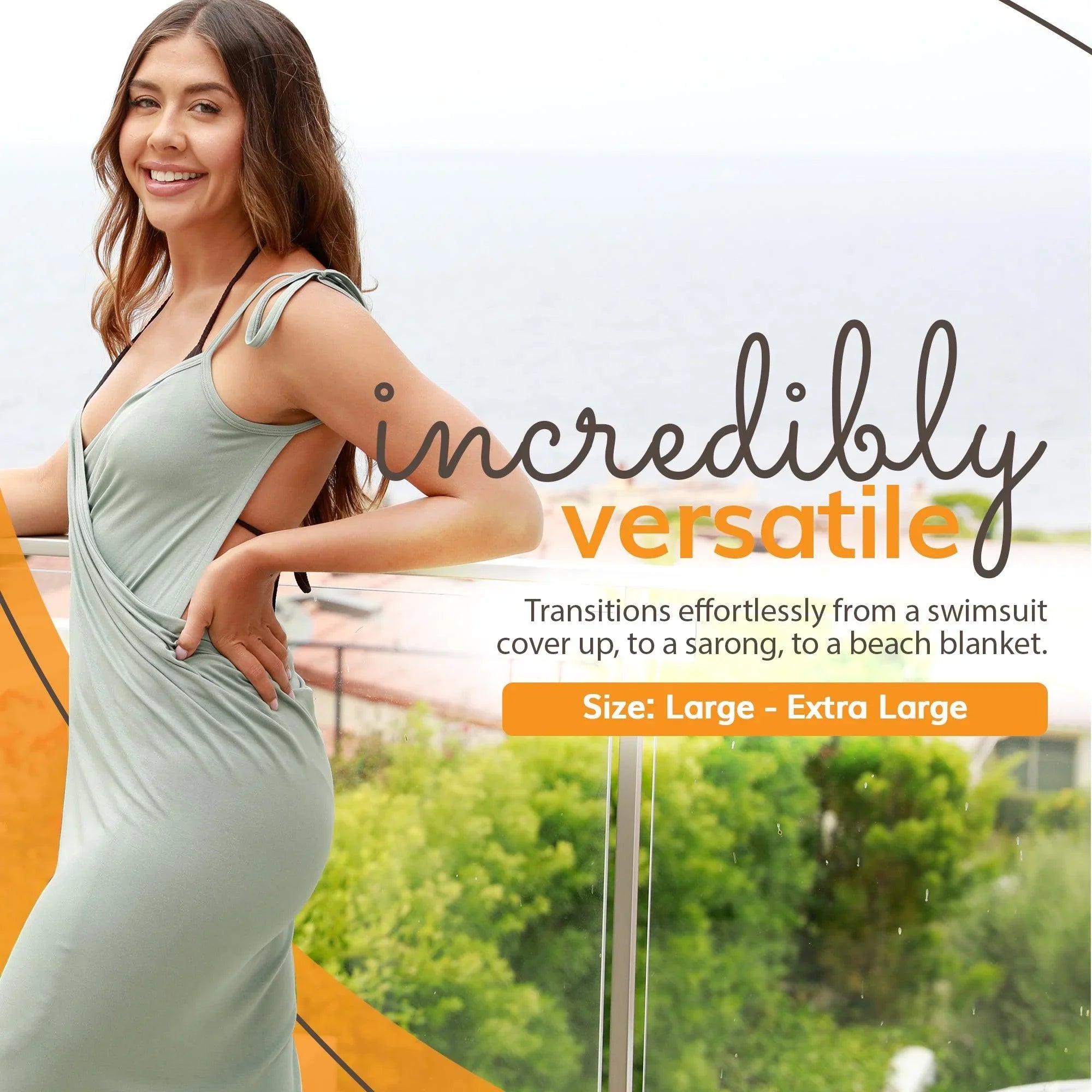 Malibu Cover Up in Sage Green - HappyLuxe