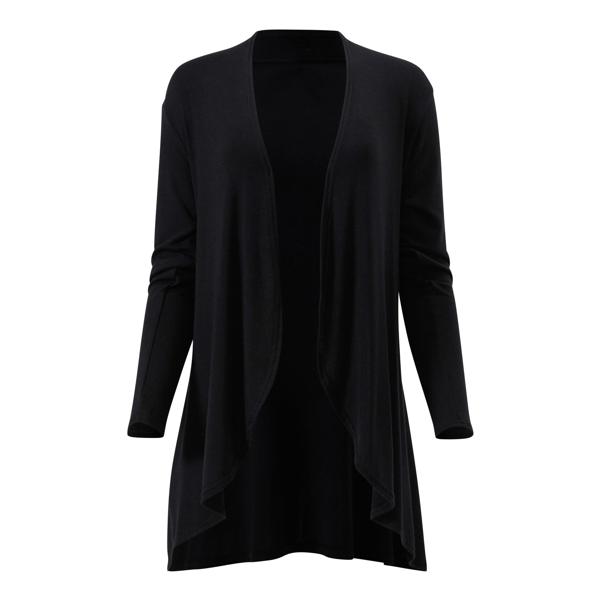 360 Cashmere Longline Cardigan with selling Pockets Black XS