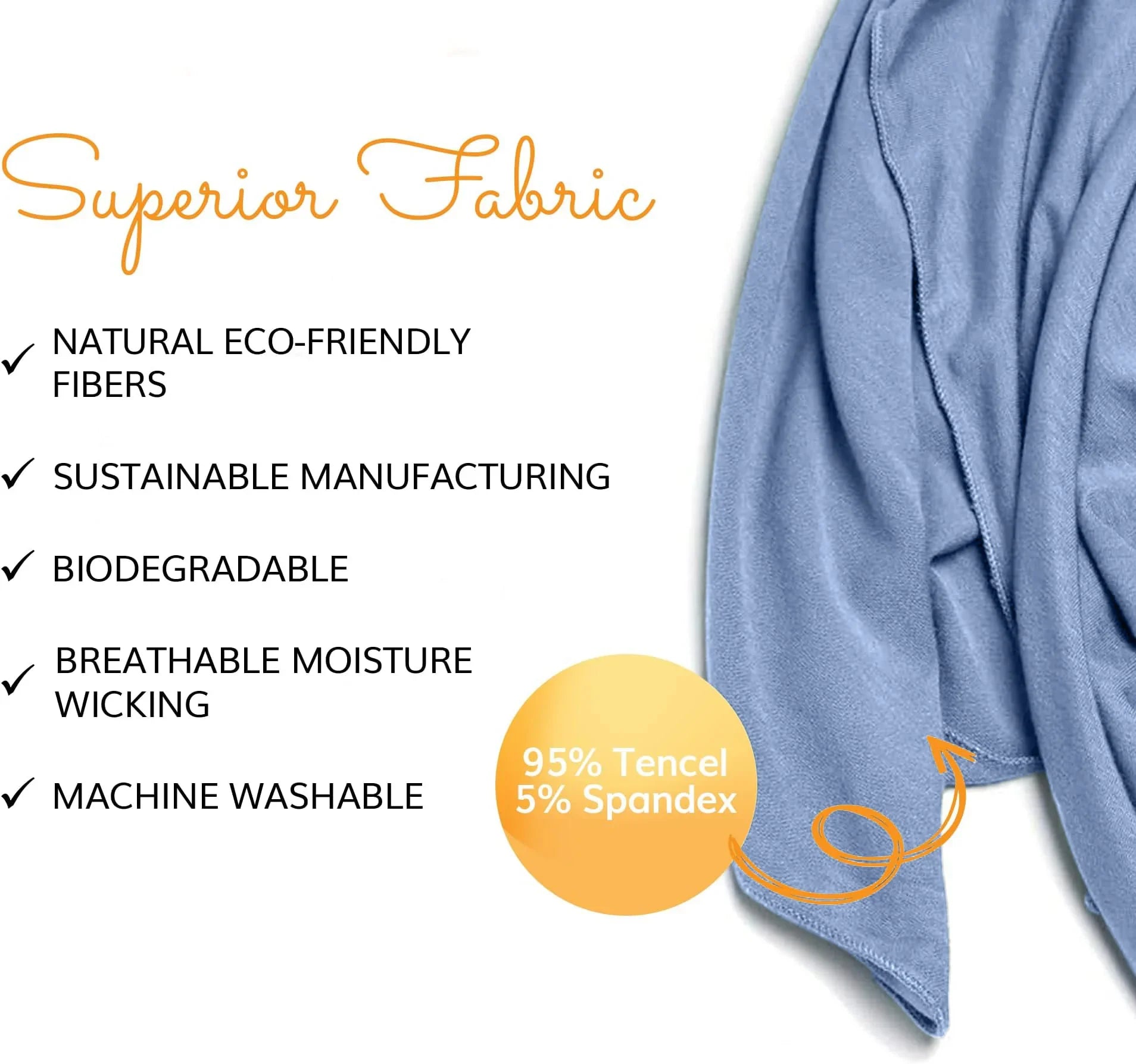 Soft eco-friendly travel blanket with 95% Tencel, breathable, biodegradable, and machine washable for sustainable comfort.