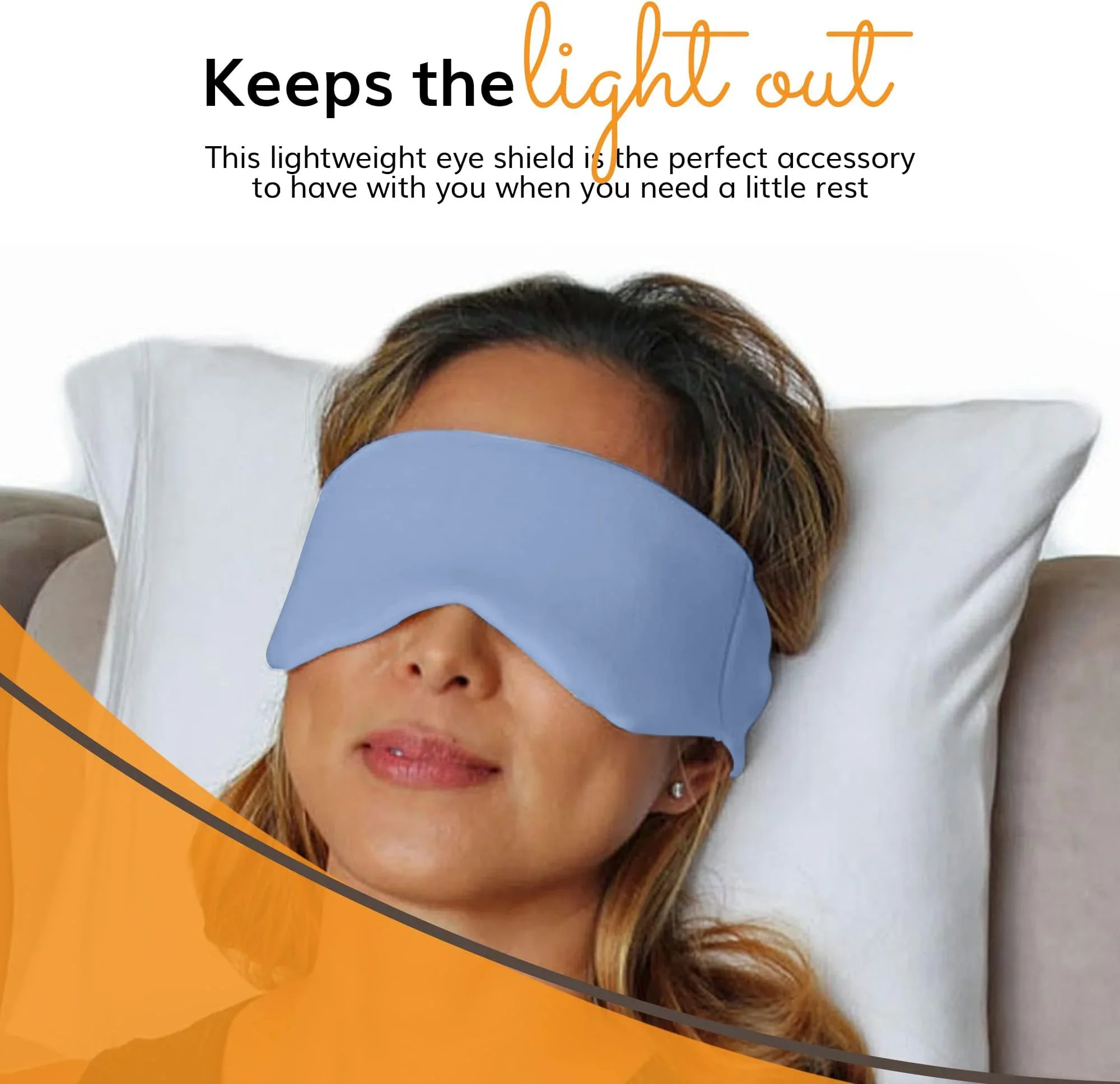 Lightweight sleep mask for restful sleep, blocks light during travel or at home